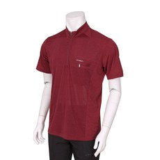 男款彈性戶外短袖拉鍊T恤 CODHS721