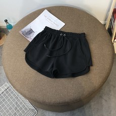 구디프 여성용 요가 스포츠 와이드 핏 숏 팬츠