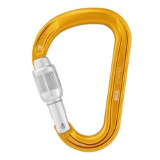 PETZL ATTACHE 螺旋鎖定攀登用鎖定鉤環 AP-M038AA, 1個, 黃色