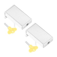 Pism不鏽鋼推拉窗鎖 黃色, 2個