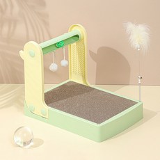 카르노코리아 고양이 다용도 멀티 스크래쳐 FREE, 그린, 1개