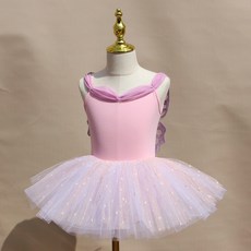 Yubli女童款Narong芭蕾舞裙蝴蝶翅膀鈕扣型芭蕾舞衣