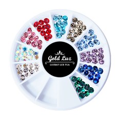 Gold Ruth Crystal Sirius V-cut 100入, 混色, 1個