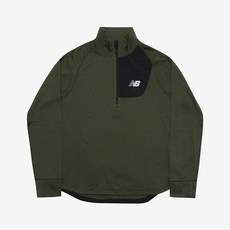 뉴발란스 남성용 NB Heat Grid 하프집업 맨투맨 MT23252