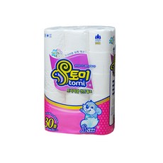 Tomi 天然紙漿3層捲筒衛生紙 27m, 30入, 1個