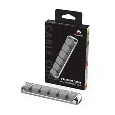 iNOViA 電纜固定夾灰色, 1個