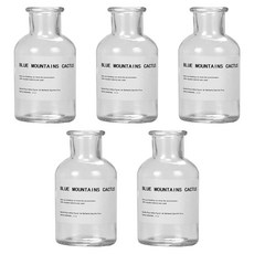 제로캔들 디퓨저 유리 용기, 투명, 125ml, 5개