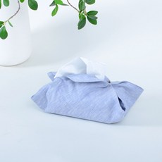 JCP 法式亞麻鈕扣面紙套, 藍色