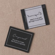 기요하라 이니셜 모티프 고급 장식라벨 IMN-06-06 2p, 1개, 혼합색상