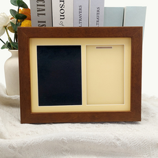 Soulrich 原木榮譽勳章獎牌展示相框, 1個, 深棕色