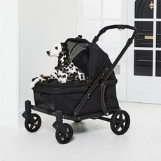 Pompola Pet 寵物經典旅行車型推車, 深黑色, 1個