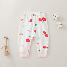 베베니즈 유아용 컬러패턴 스냅 밴딩바지