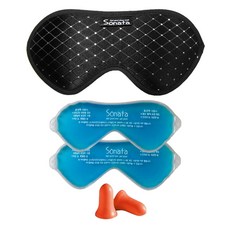 Sonata睡眠眼罩 超級金色優質+眼罩 2入+耳塞, 1套