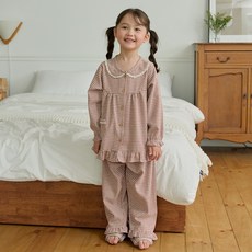 JJiniya Roasting 長袖刷毛睡衣上下套裝