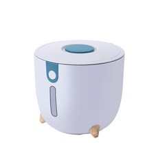 스마트커버 진공 쌀통 01 10kg, 블루, 1개