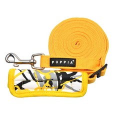 퍼피아 강아지 페인트팝 산책 리드줄 AL2100, 옐로우, 1개