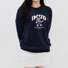 험블스튜디오 여성용 IMUD 곰돌이 프린팅 맨투맨 IMUD_25