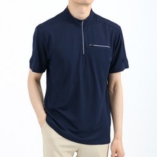 男款線條戶外短袖拉鍊T恤 YDHL515