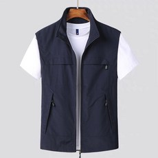 SUNBIT 男士日常換季素色口袋收納Togen背心