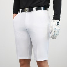 CONFIAR 男士後口袋雙線彈性高爾夫短褲 TC0718