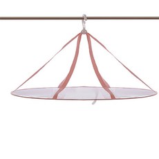 橢圓形單層曬網袋, 1個, 粉紅色