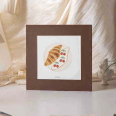 Silver Zero 泡棉板相框 + 立式支架套組, 棕色, 10套