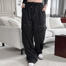 Sugarfun 女性 Geo 抽繩拉鍊工裝運動褲