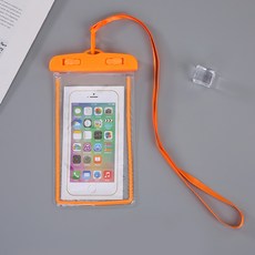 티지컴퍼니 휴대폰 방수팩 + 넥스트랩 세트, 오렌지, 3세트