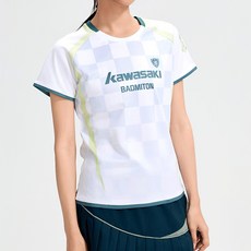 가와사키 여성용 트레이닝 반팔 티셔츠 K1C02-D2135