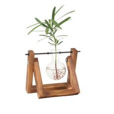 Milda 木製水晶玻璃迷你花瓶組, 1個