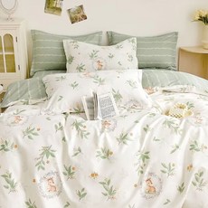 J-bedtime 床寢時光 100%純棉四季被寢具4件組 S9318M-H + R9318M