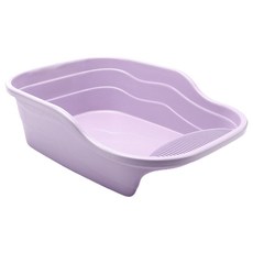 둥둥펫 貓咪波浪貓砂盆, 紫色, 1個
