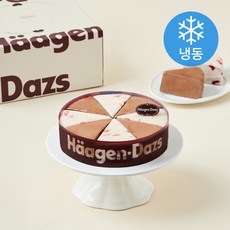 하겐다즈 조각 모둠 케이크 딸기 초코 (냉동), 642g, 1개