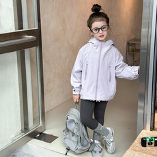 Starbean 休閒彩色連帽防風外套