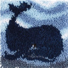 刺繡DIY包 30*30cm, B9鯨, 1組