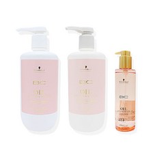 Schwarzkopf 施華蔻 玫瑰洗髮精 750ml+護髮素 750g+精華液 200ml, 1組