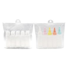 뾰족캡 + 원터치캡 휴대용 캠핑 소스통 세트, 1세트