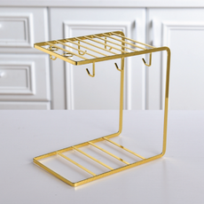 杯架 24 x 16 x 23cm PJH21080503, 金子, 1個
