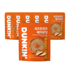 DUNKIN DONUTS 起司貝果片, 60g, 6入