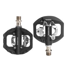 ROCKBROS 洛克兄弟 MTB 雙面踏板 M108, 黑銀色, 1套