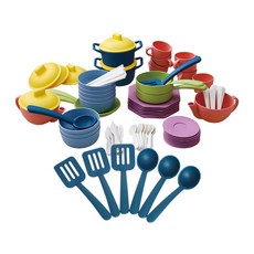 Kes.B 角色扮演 嬰幼兒 Daisy School 廚房教室 + 湯勺 鍋鏟 扮家家酒套組 KBP2368set, 粉紅色(廚房教室), 1個