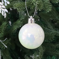 MORIANN 聖誕珍珠裝飾球 平面飾品, 單一顏色, 12個