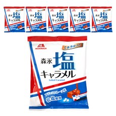 모리나가 소금맛 카라멜, 6개, 92g