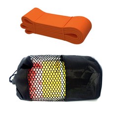 Lenwave 引體向上帶 Step 7 + 防滑瑜伽毛巾, 橙色（拉力帶），隨機發貨（瑜伽巾）