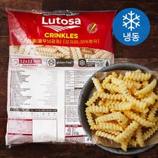 루토사 크링클 줄무늬감자 (냉동), 2kg, 1개