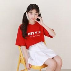 Nanajuni 圓領 Hey You 短袖T恤