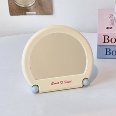 蝴蝶結公主美妝桌鏡, 藍色