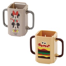 Skater 韓國折疊式包裝飲料架 細米奇米妮朋友+基本款漢堡冰淇淋組, 混色, 1組