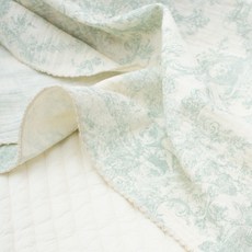 EmonG Toile 雙層紗布毯, 薄荷綠