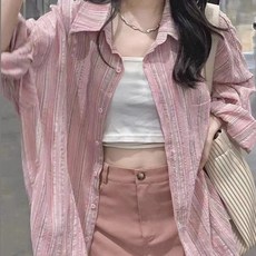 Awesomeful 女款 The Look 條紋襯衫 A25FST073127